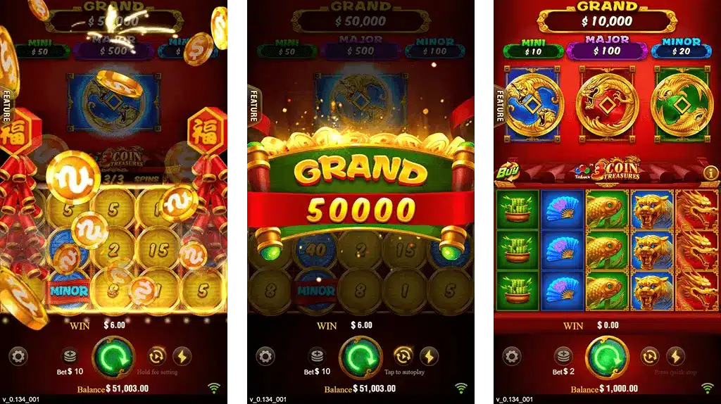 3 Coins 82Lotterycasino Bonus